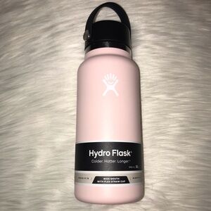 New Hydro Flask 32OZ Wide Mouth Pink Water Bottle